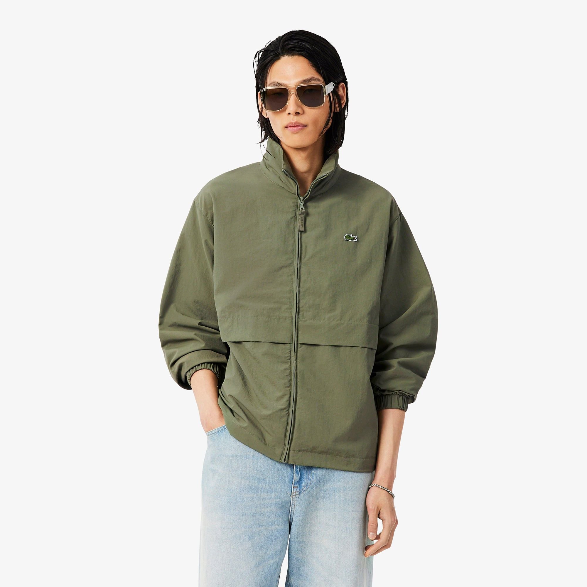 Áo Khoác Gió Lacoste Nam Chống Nước Chất Liệu Nylon