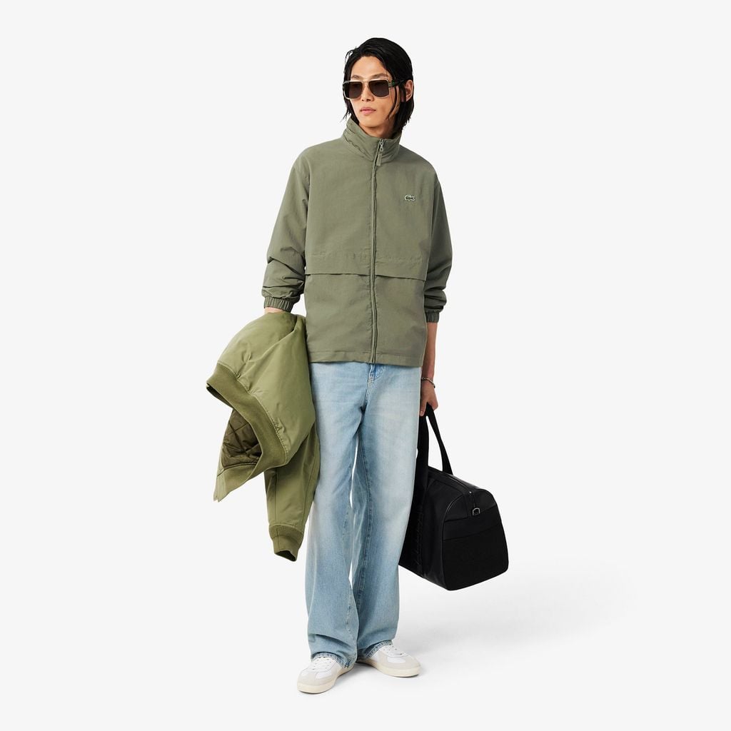 Áo Khoác Gió Lacoste Nam Chống Nước Chất Liệu Nylon