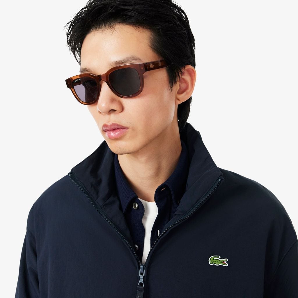 Áo Khoác Gió Lacoste Nam Chống Nước Chất Liệu Nylon