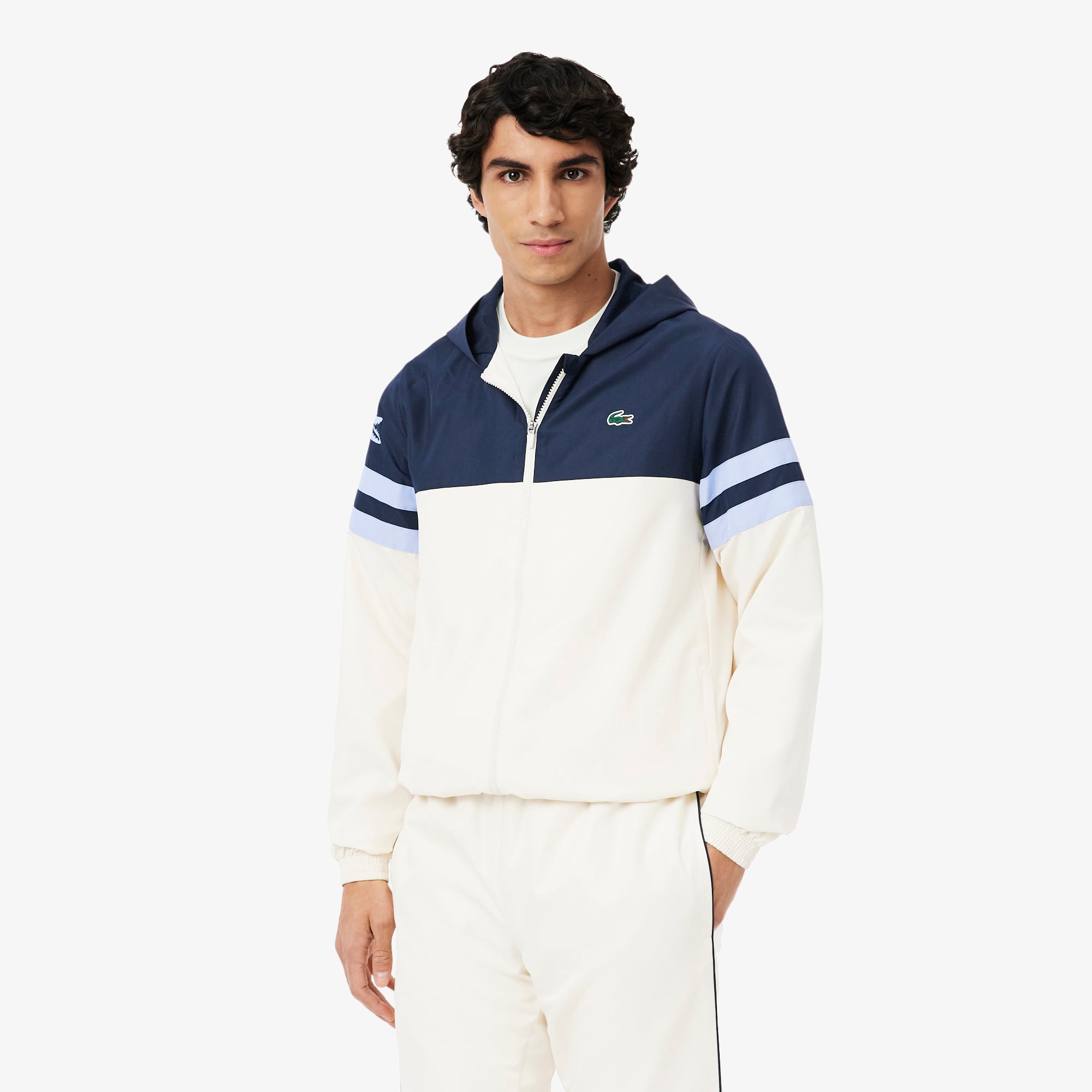 Áo Khoác Tennis Lacoste Nam Có Mũ Chống Thấm Nước