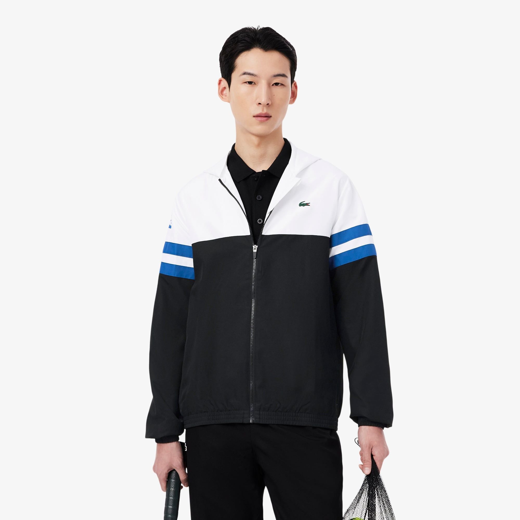 Áo Khoác Tennis Lacoste Nam Có Mũ Chống Thấm Nước
