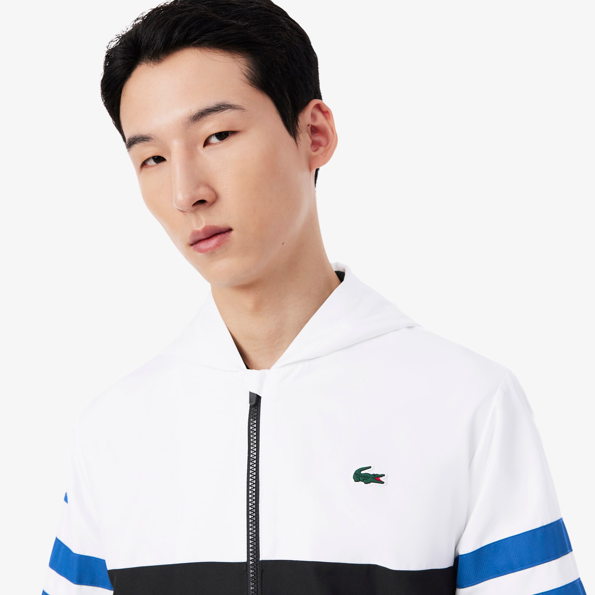 Áo Khoác Tennis Lacoste Nam Có Mũ Chống Thấm Nước