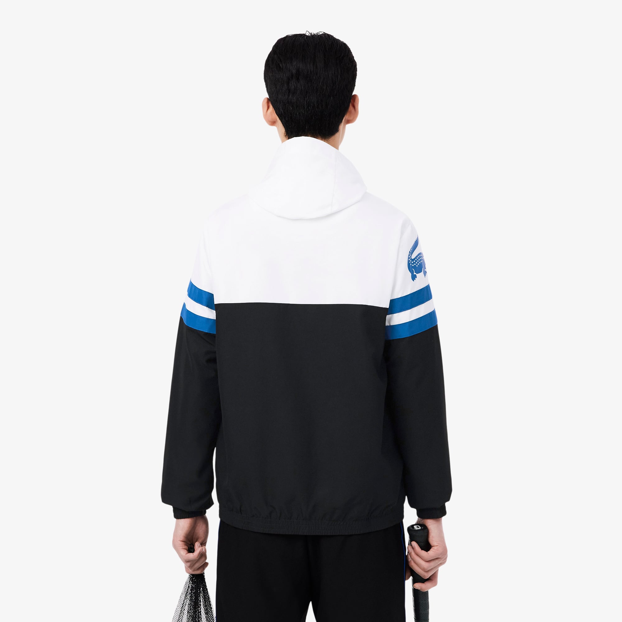 Áo Khoác Tennis Lacoste Nam Có Mũ Chống Thấm Nước