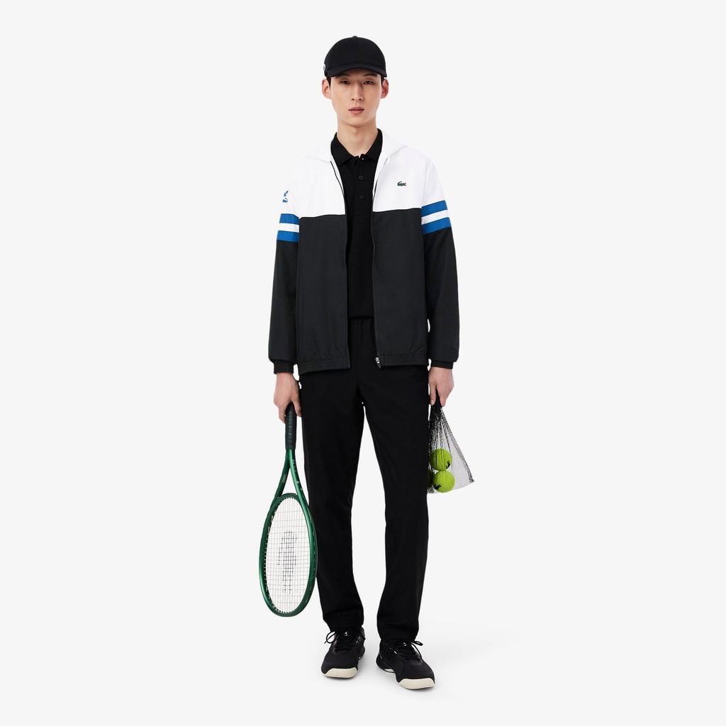 Áo Khoác Tennis Lacoste Nam Có Mũ Chống Thấm Nước