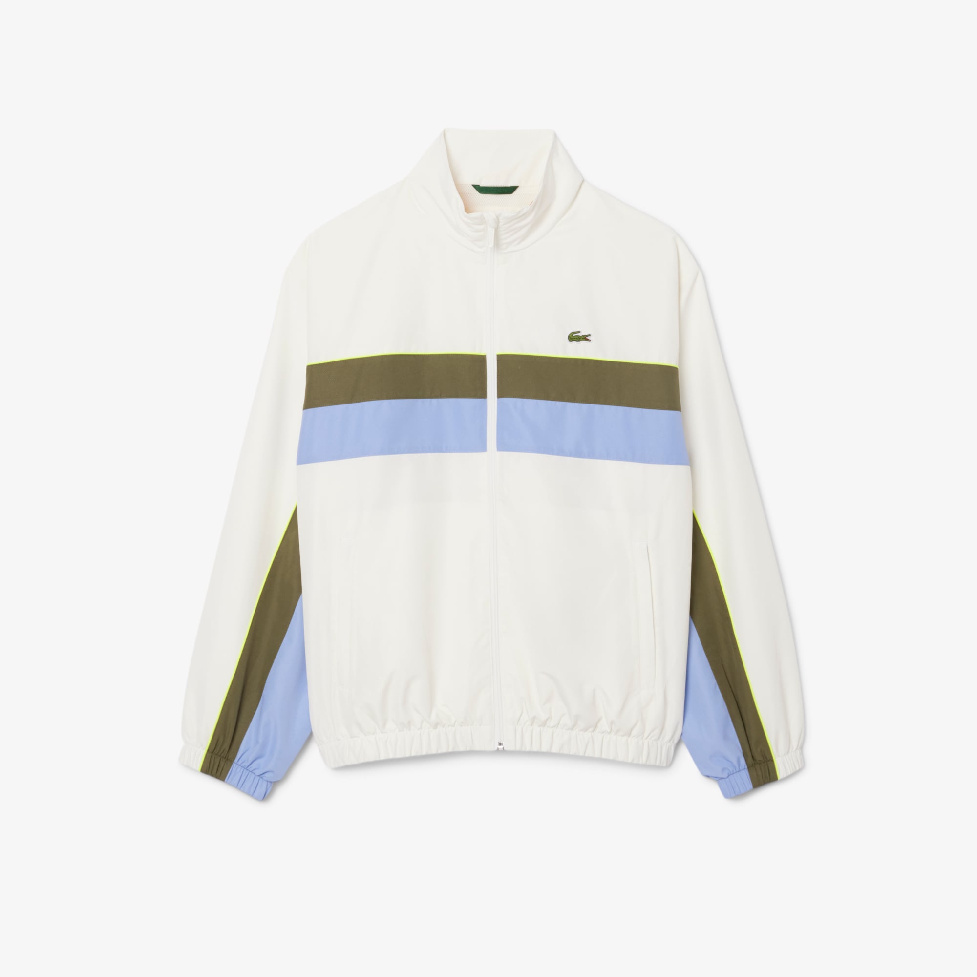 Áo Khoác Thể Thao Lacoste Nam Chống Thấm Nước Họa Tiết Color-Block