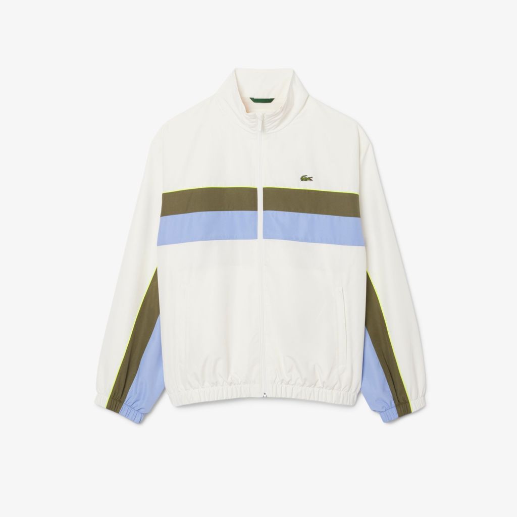 Áo Khoác Thể Thao Lacoste Nam Chống Thấm Nước Họa Tiết Color-Block