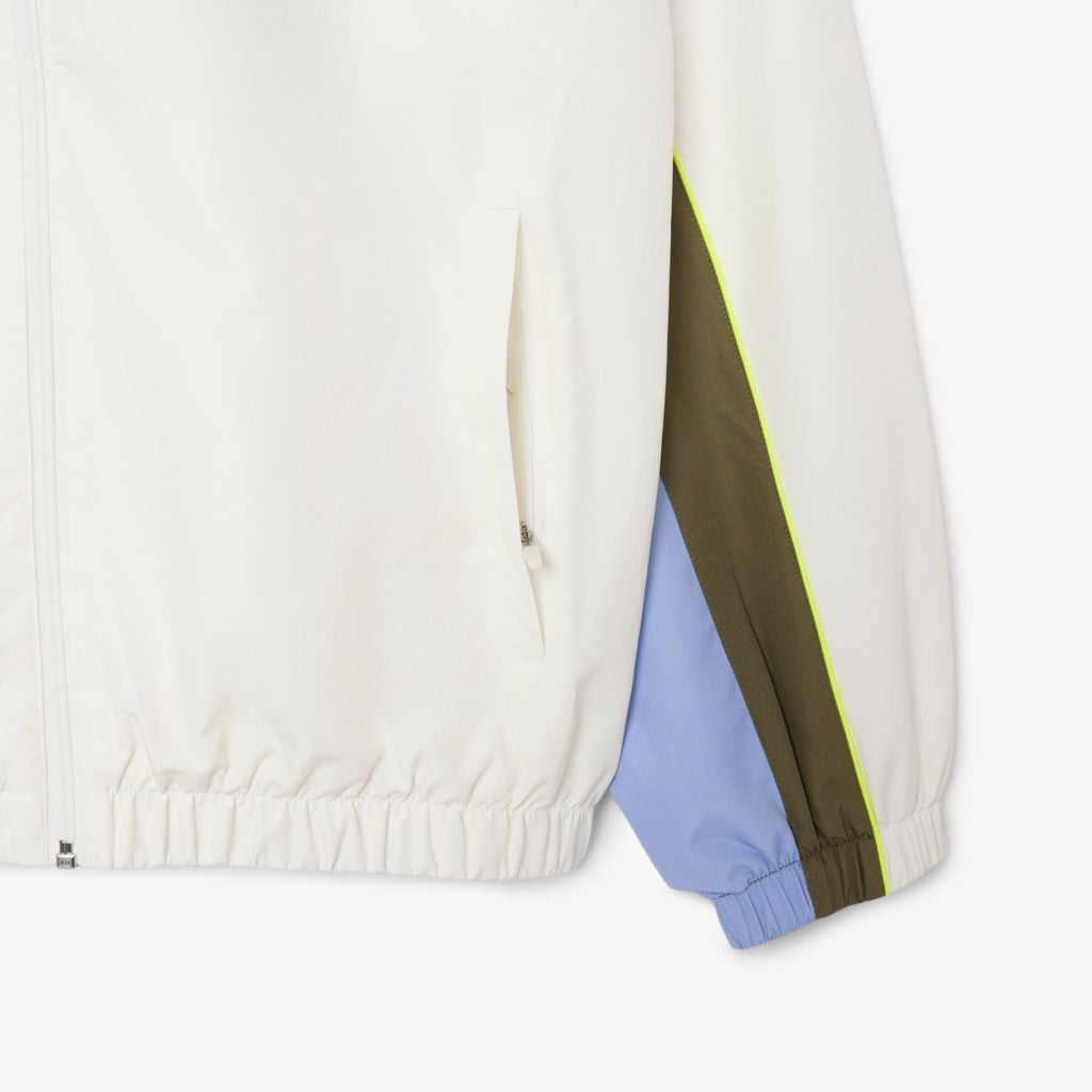 Áo Khoác Thể Thao Lacoste Nam Chống Thấm Nước Họa Tiết Color-Block