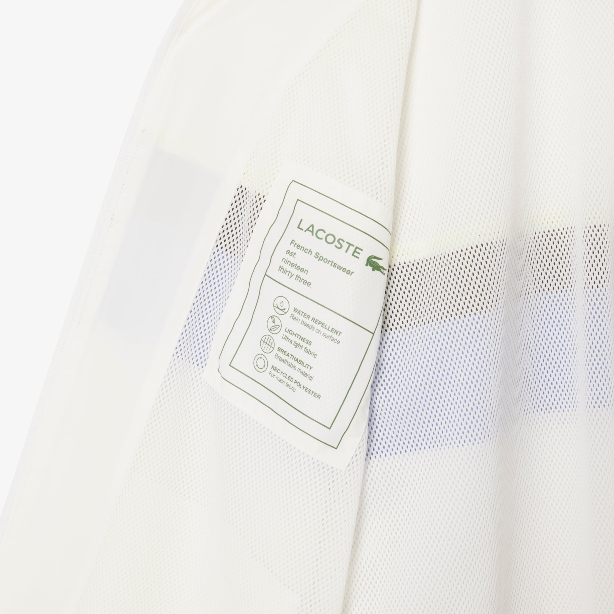 Áo Khoác Thể Thao Lacoste Nam Chống Thấm Nước Họa Tiết Color-Block