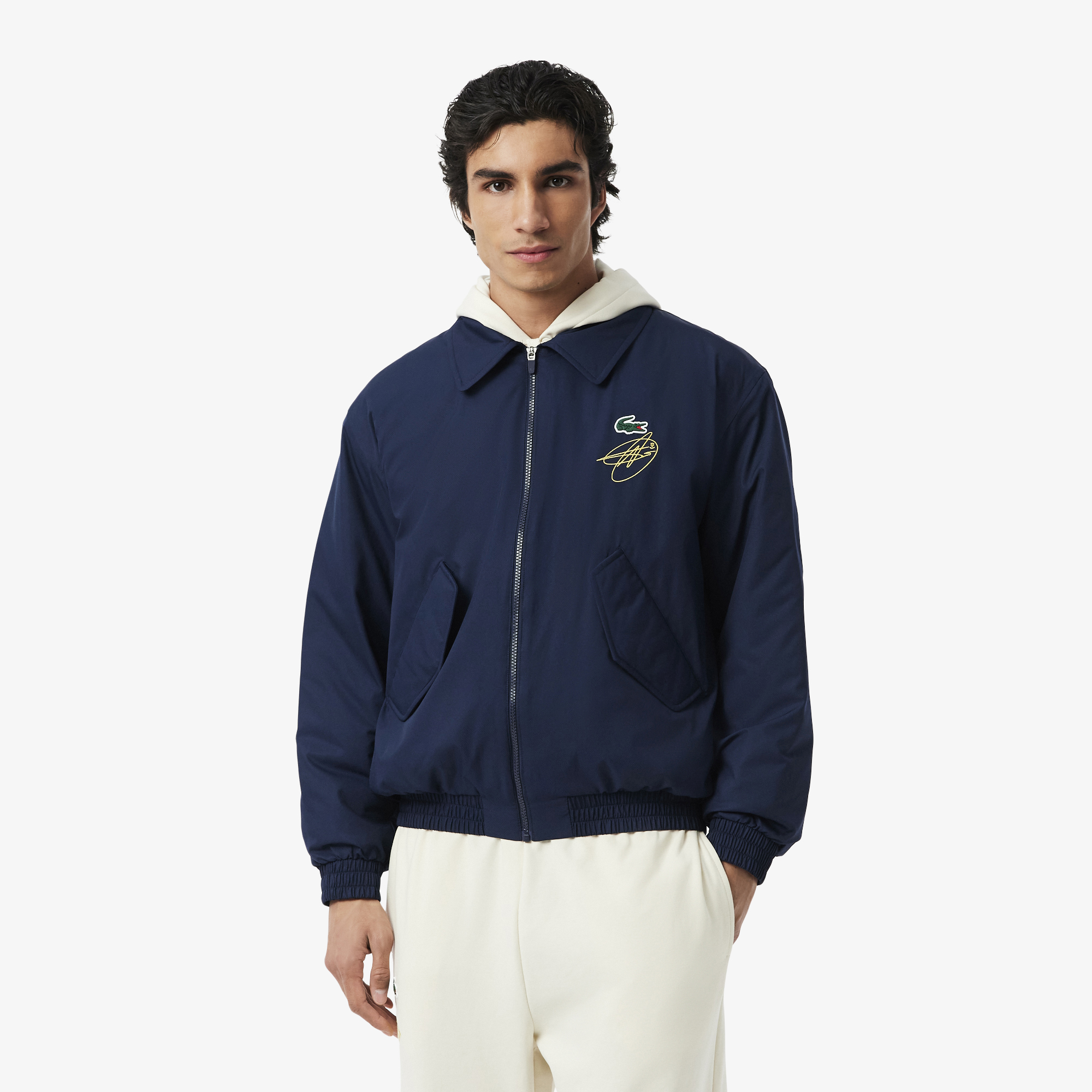 Áo Khoác Tennis Lacoste Nam x Novak Djokovic Dáng Rộng