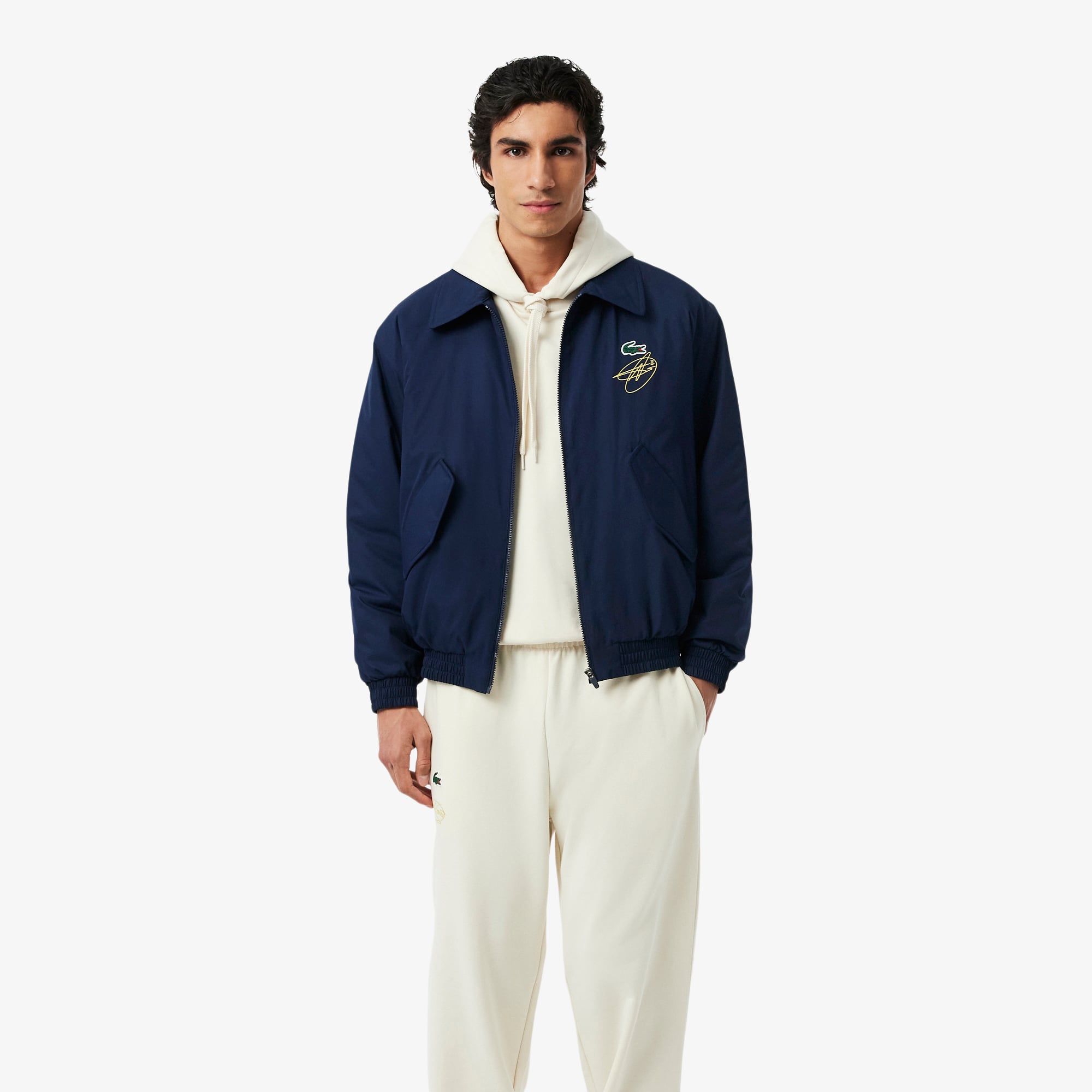 Áo Khoác Tennis Lacoste Nam x Novak Djokovic Dáng Rộng