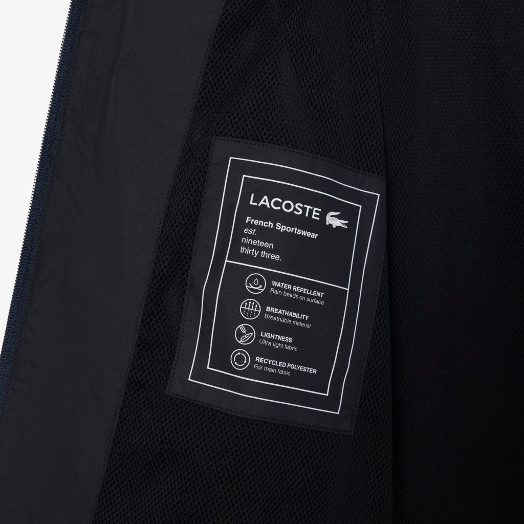 Áo Khoác Lacoste Nam Dáng Suông Chống Thấm Nước
