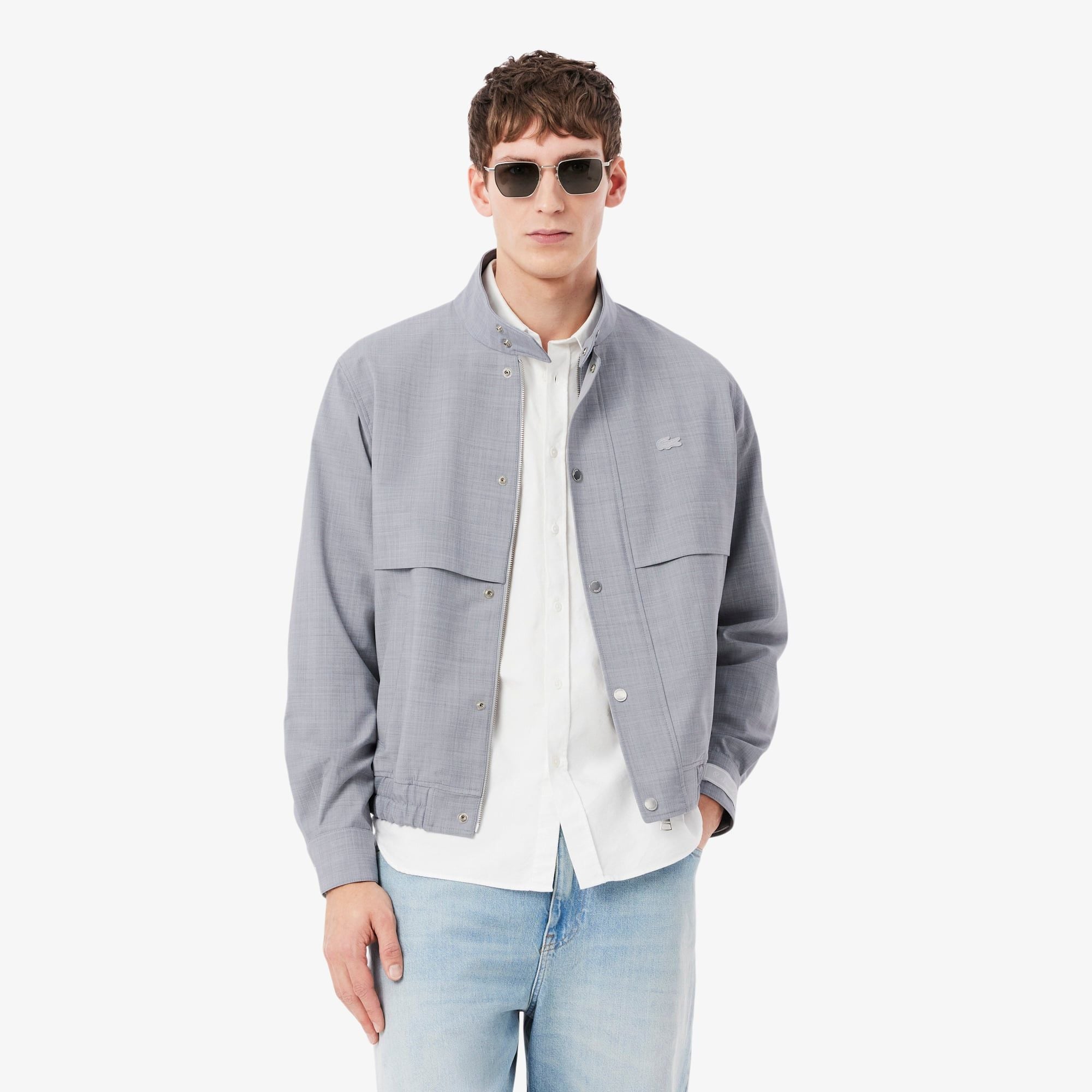 Áo Khoác Lacoste Nam Harrington Chất Liệu Pha Len