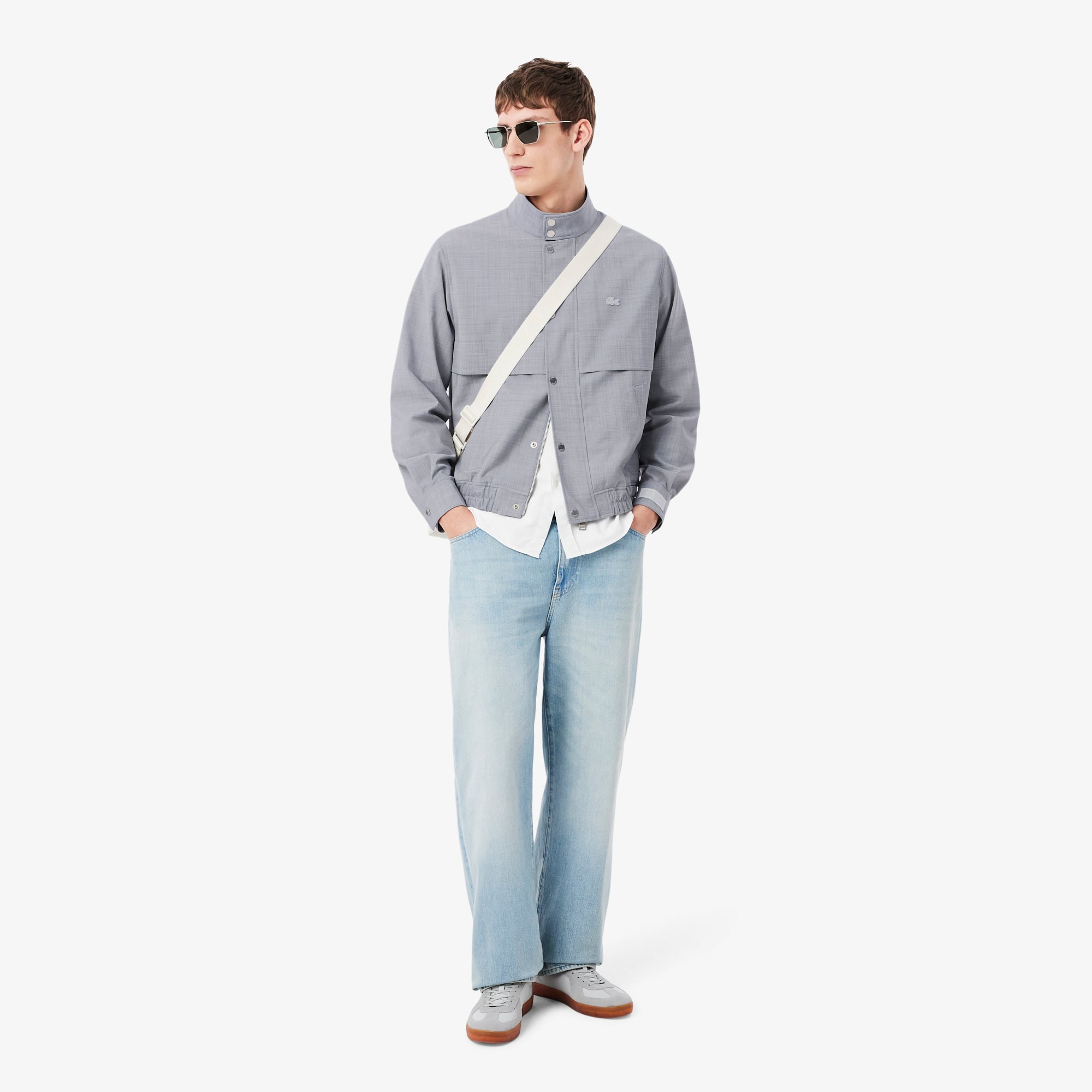 Áo Khoác Lacoste Nam Harrington Chất Liệu Pha Len