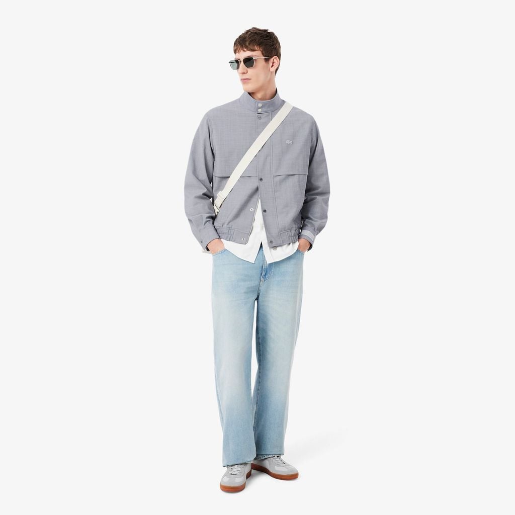 Áo Khoác Lacoste Nam Harrington Chất Liệu Pha Len