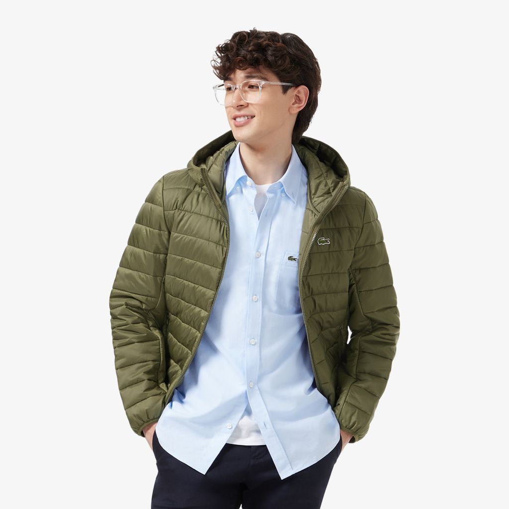 Áo Khoác Lacoste Nam Chần Bông Chống Thấm Nước