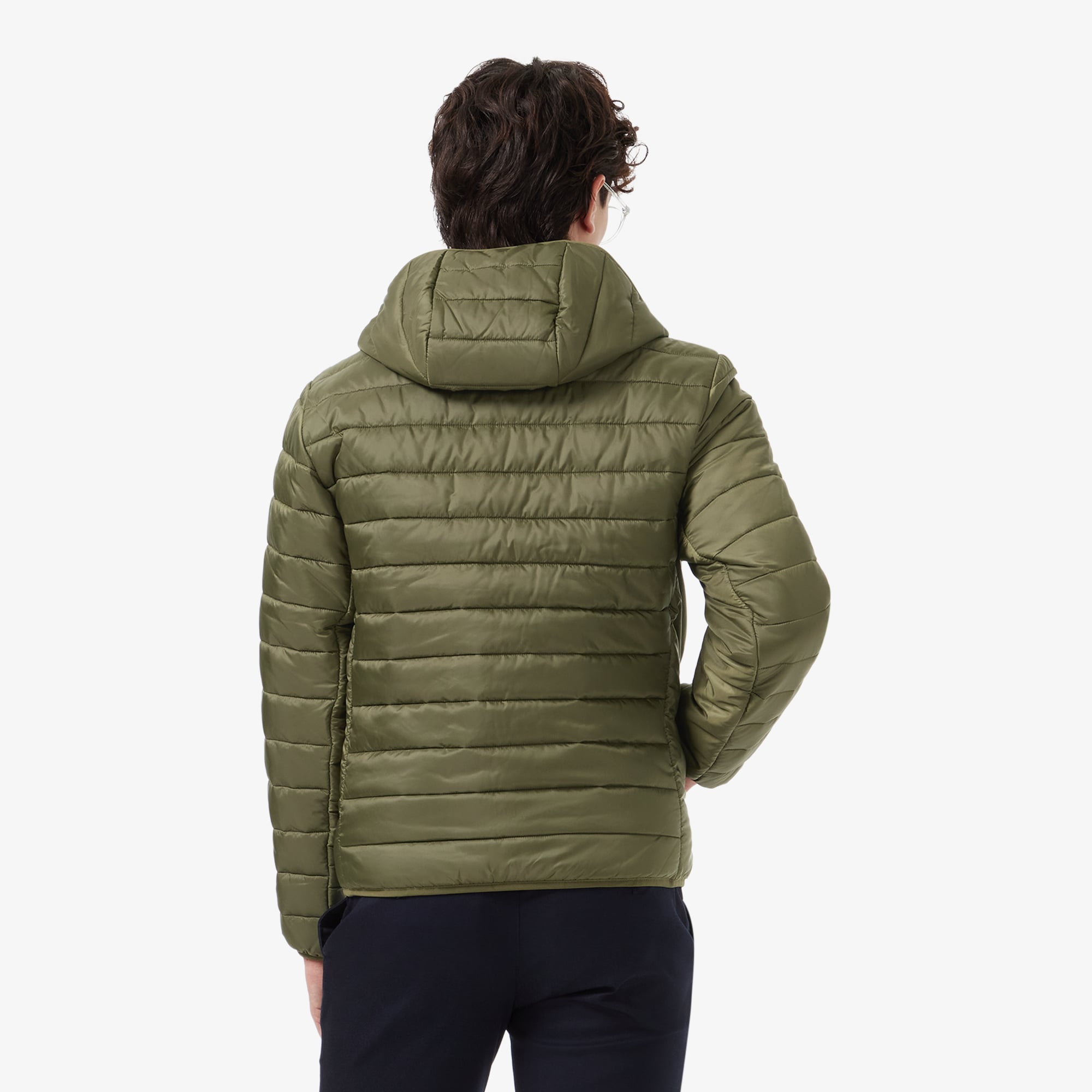 Áo Khoác Lacoste Nam Chần Bông Chống Thấm Nước