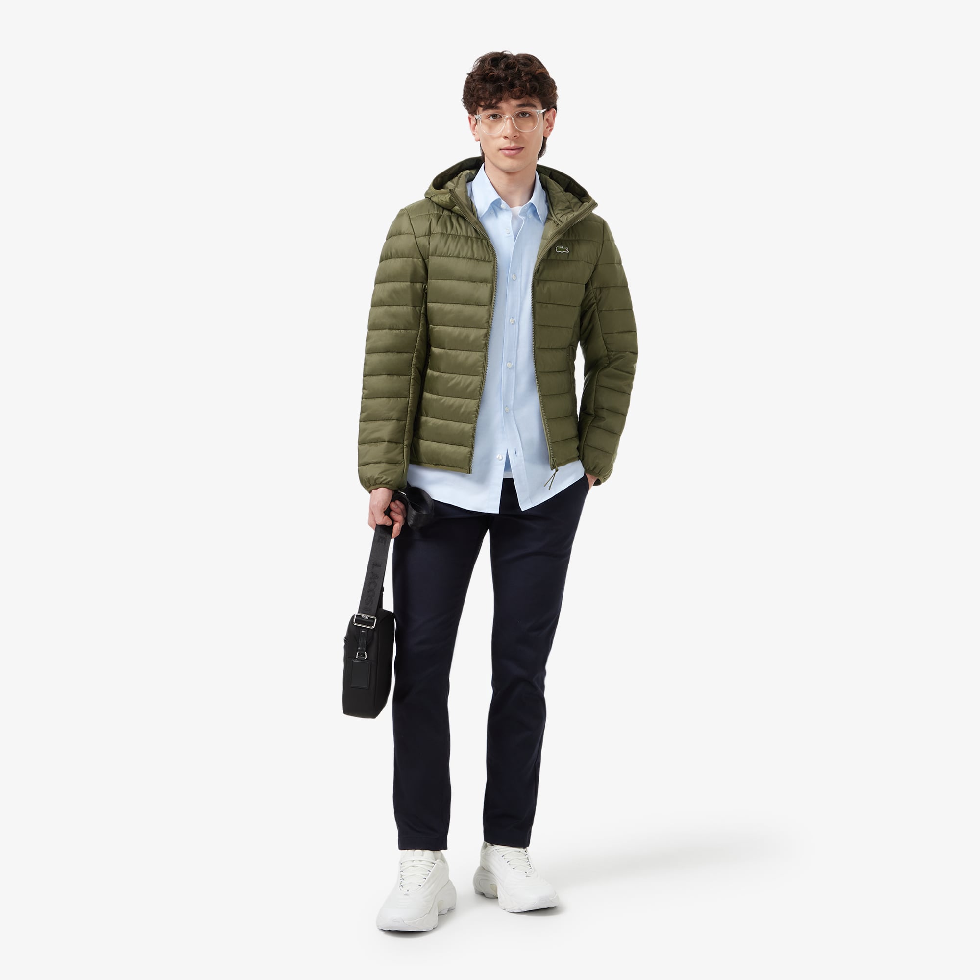 Áo Khoác Lacoste Nam Chần Bông Chống Thấm Nước