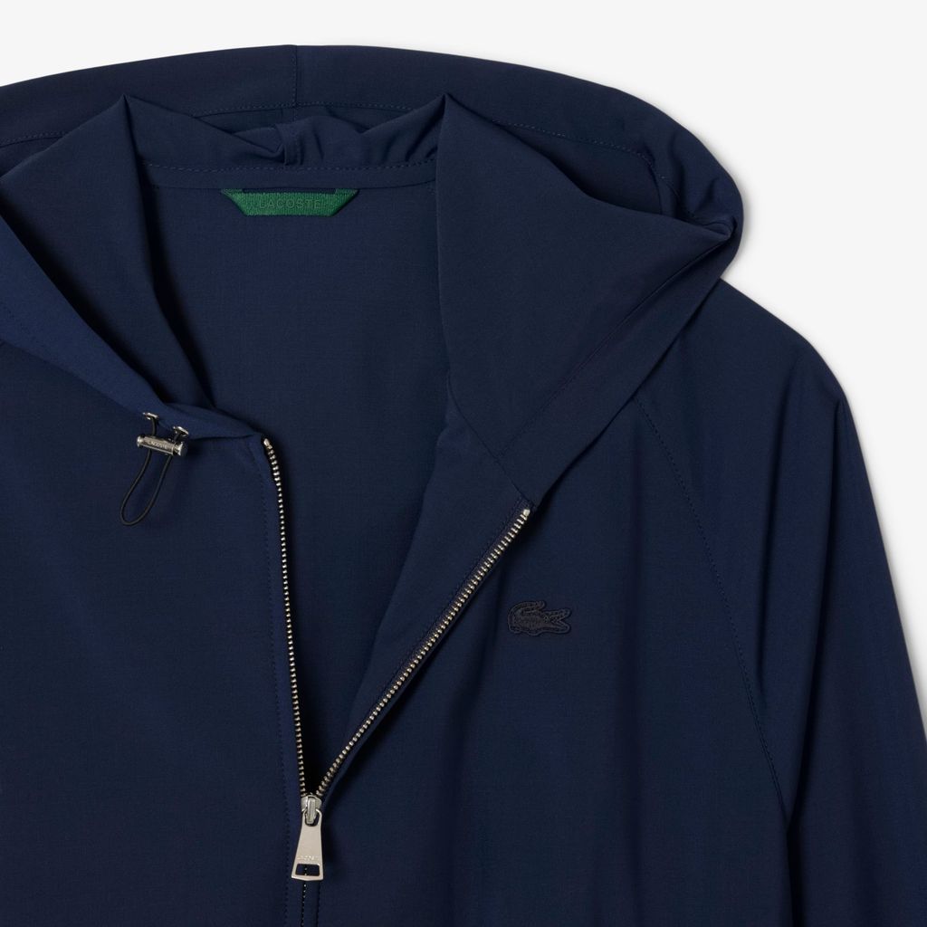 Áo Khoác Nỉ Len Lacoste Nam Có Mũ Trùm Đầu