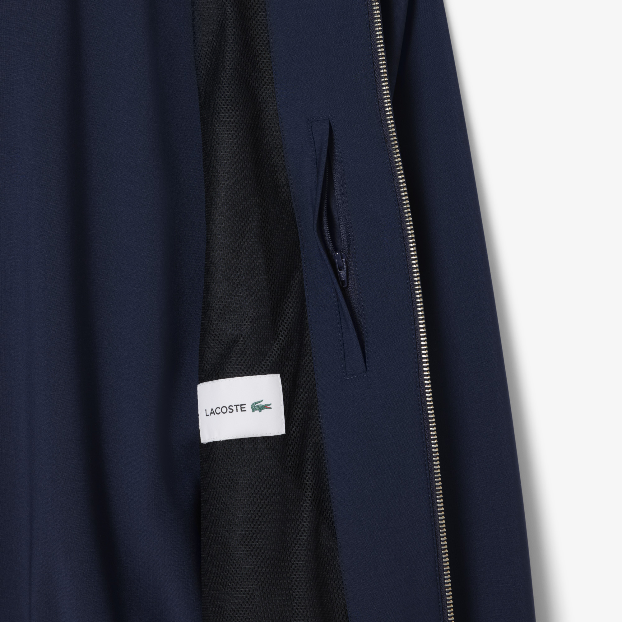 Áo Khoác Nỉ Len Lacoste Nam Có Mũ Trùm Đầu