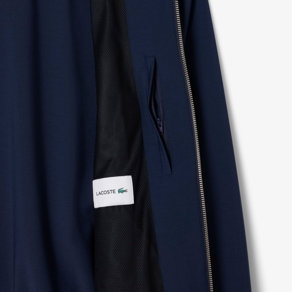 Áo Khoác Nỉ Len Lacoste Nam Có Mũ Trùm Đầu