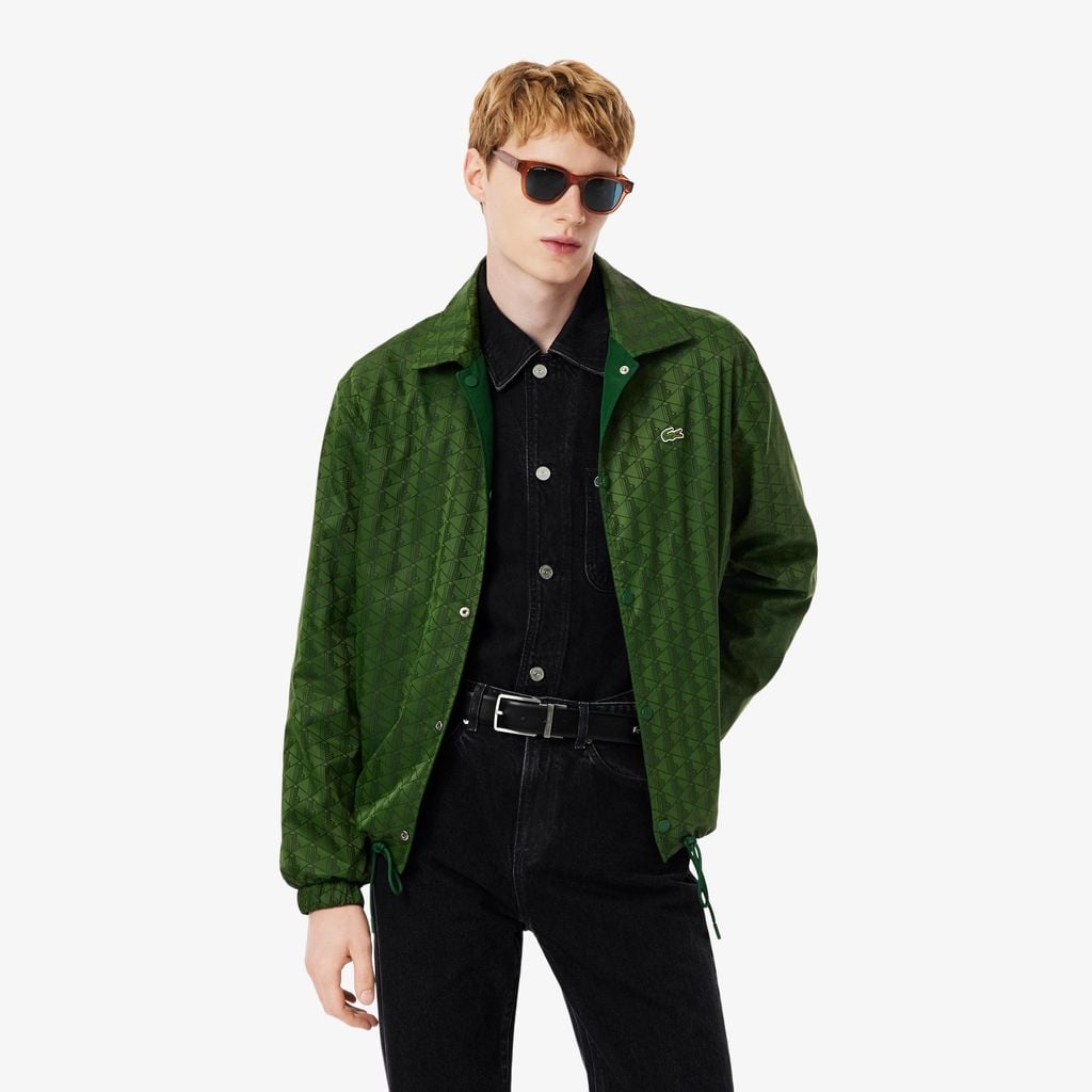 Áo Khoác Lacoste Nam Monogram Có Thể Đảo Ngược