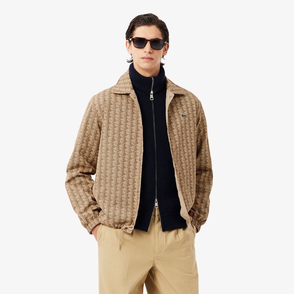 Áo Khoác Lacoste Nam Monogram Có Thể Đảo Ngược