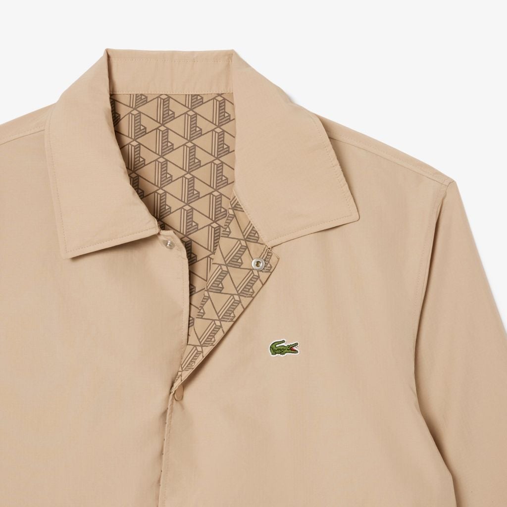 Áo Khoác Lacoste Nam Monogram Có Thể Đảo Ngược