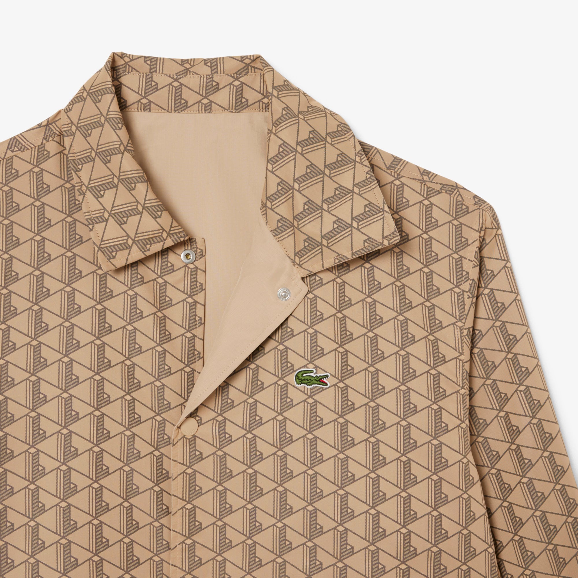 Áo Khoác Lacoste Nam Monogram Có Thể Đảo Ngược