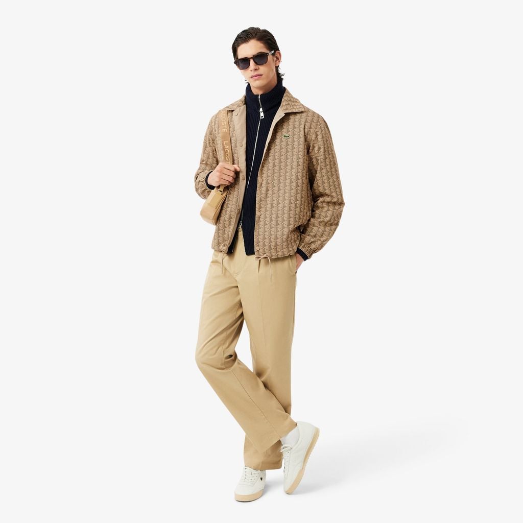 Áo Khoác Lacoste Nam Monogram Có Thể Đảo Ngược