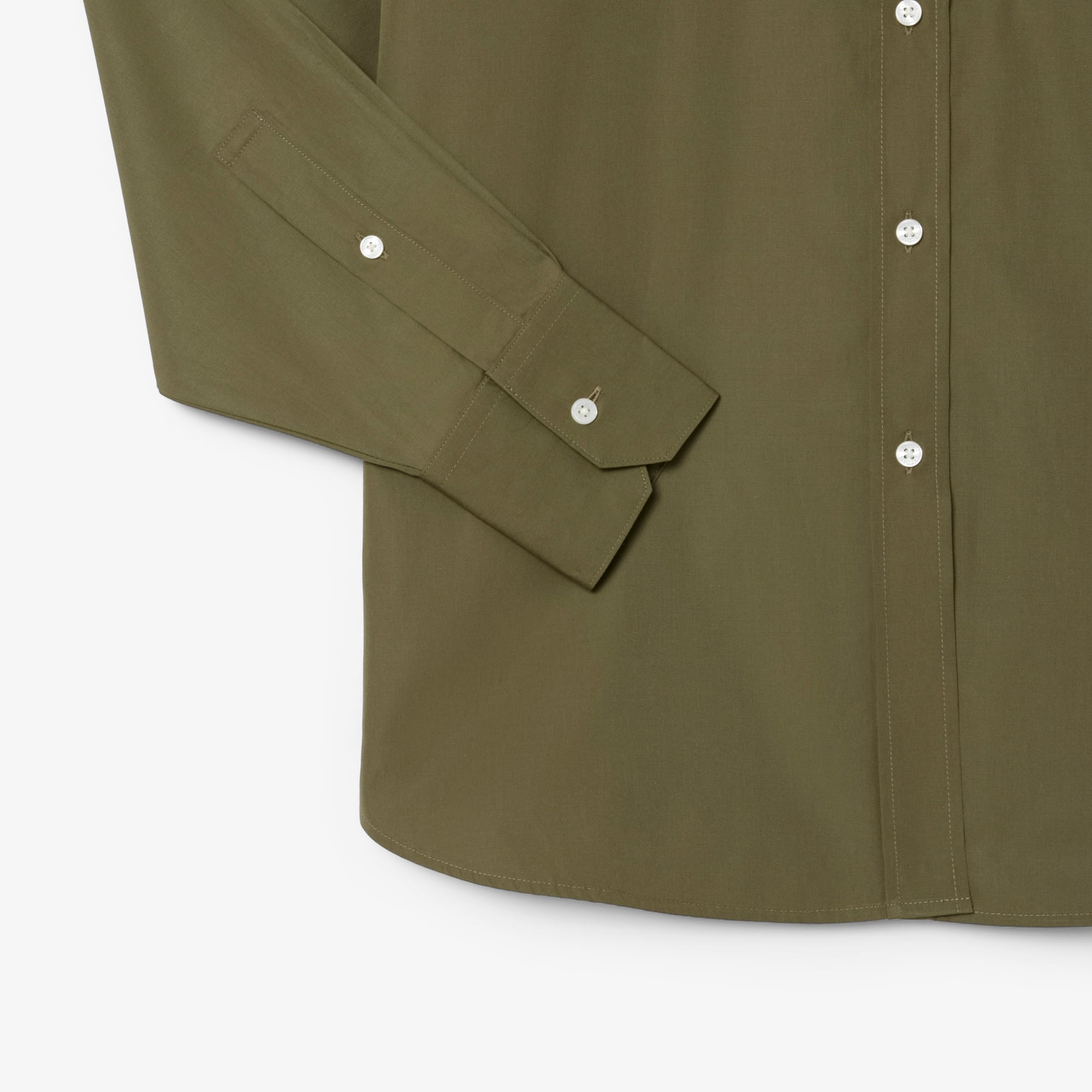 Áo Sơ Mi Lacoste Nữ Dáng Rộng Chất Liệu Cotton Poplin