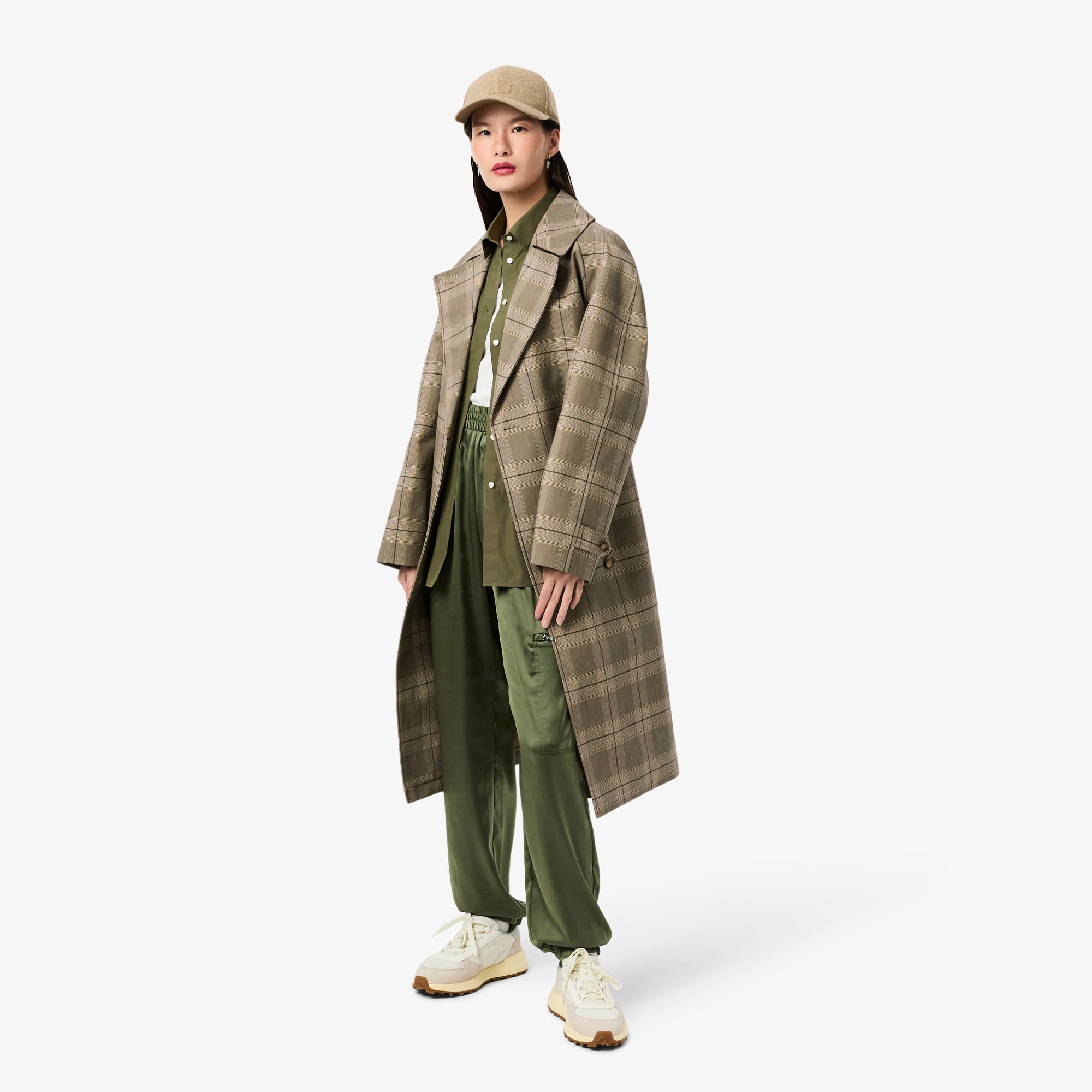 Áo Sơ Mi Lacoste Nữ Dáng Rộng Chất Liệu Cotton Poplin