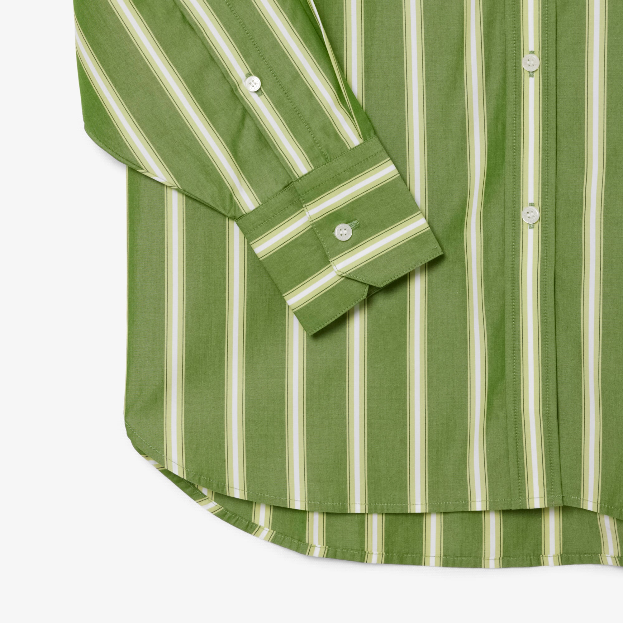 Áo Sơ Mi Lacoste Nữ Dáng Oversize Chất Liệu Cotton Poplin