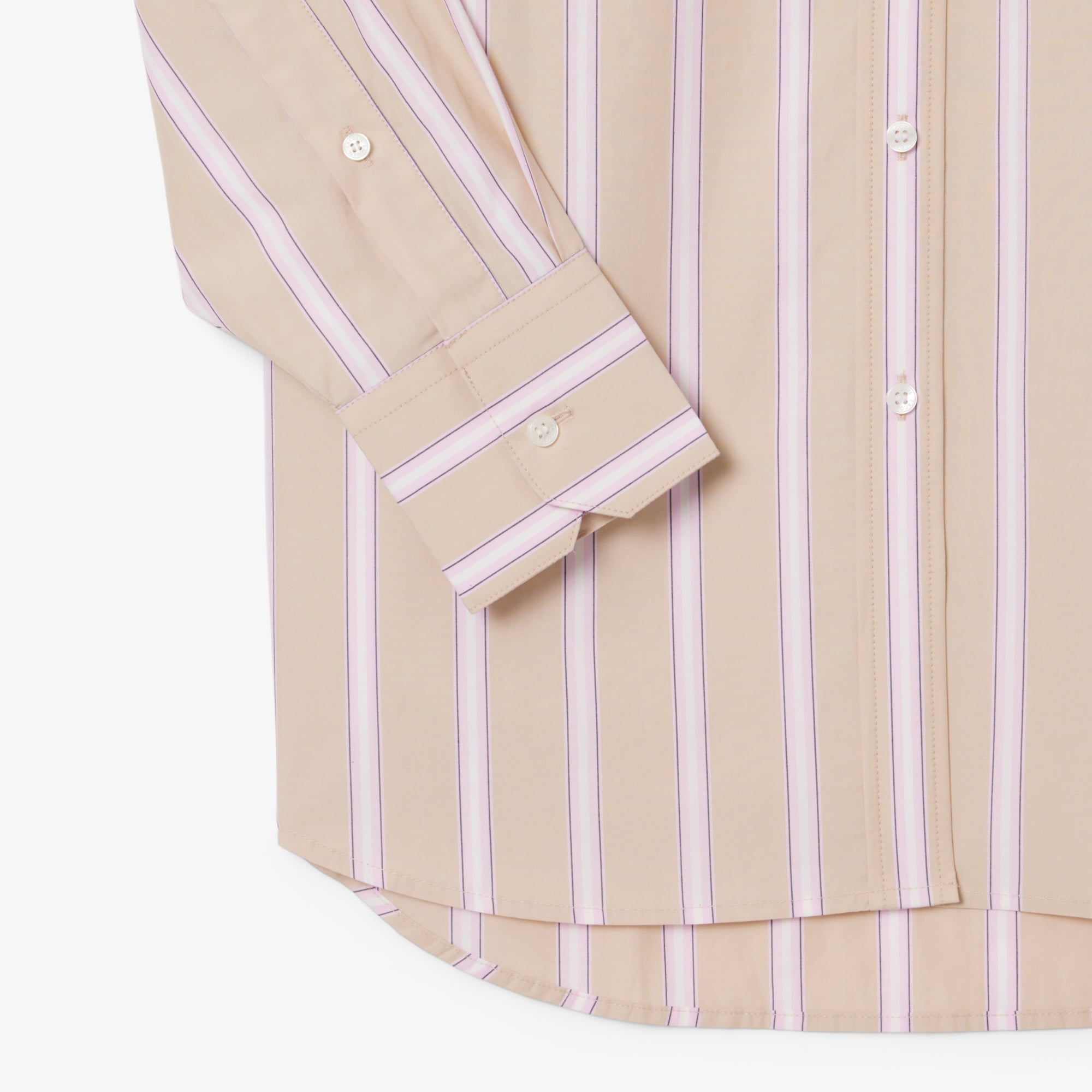 Áo Sơ Mi Lacoste Nữ Dáng Oversize Chất Liệu Cotton Poplin