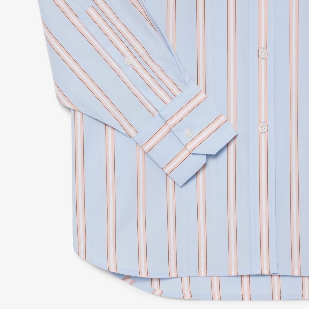 Áo Sơ Mi Lacoste Nữ Dáng Oversize Chất Liệu Cotton Poplin
