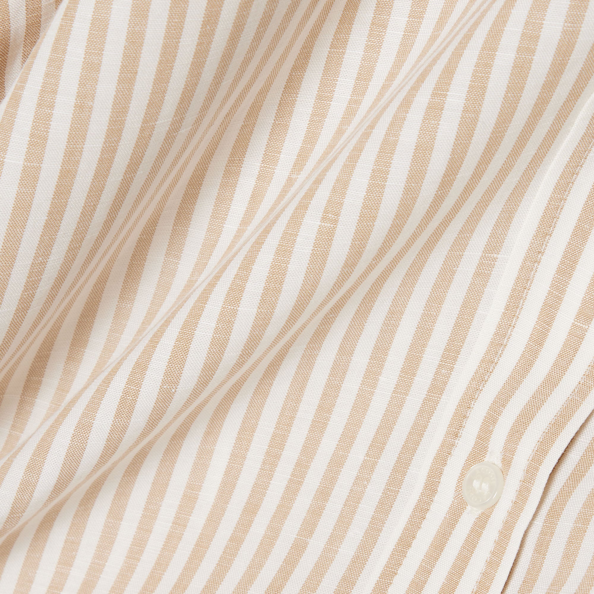 Áo Sơ Mi Lacoste Nữ Dáng Oversize Chất Liệu Pha Linen
