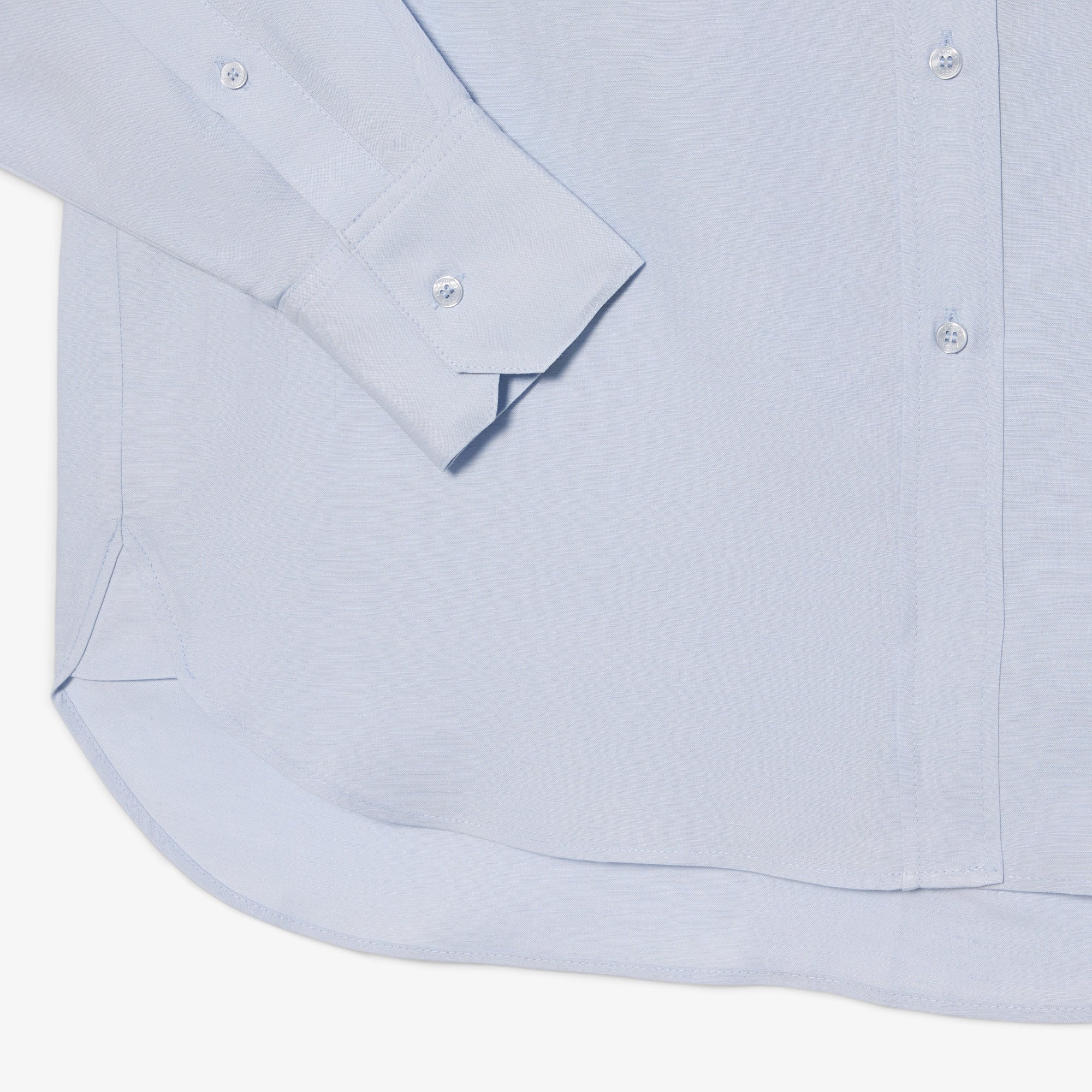 Áo Sơ Mi Lacoste Nữ Dáng Oversize Chất Liệu Pha Linen