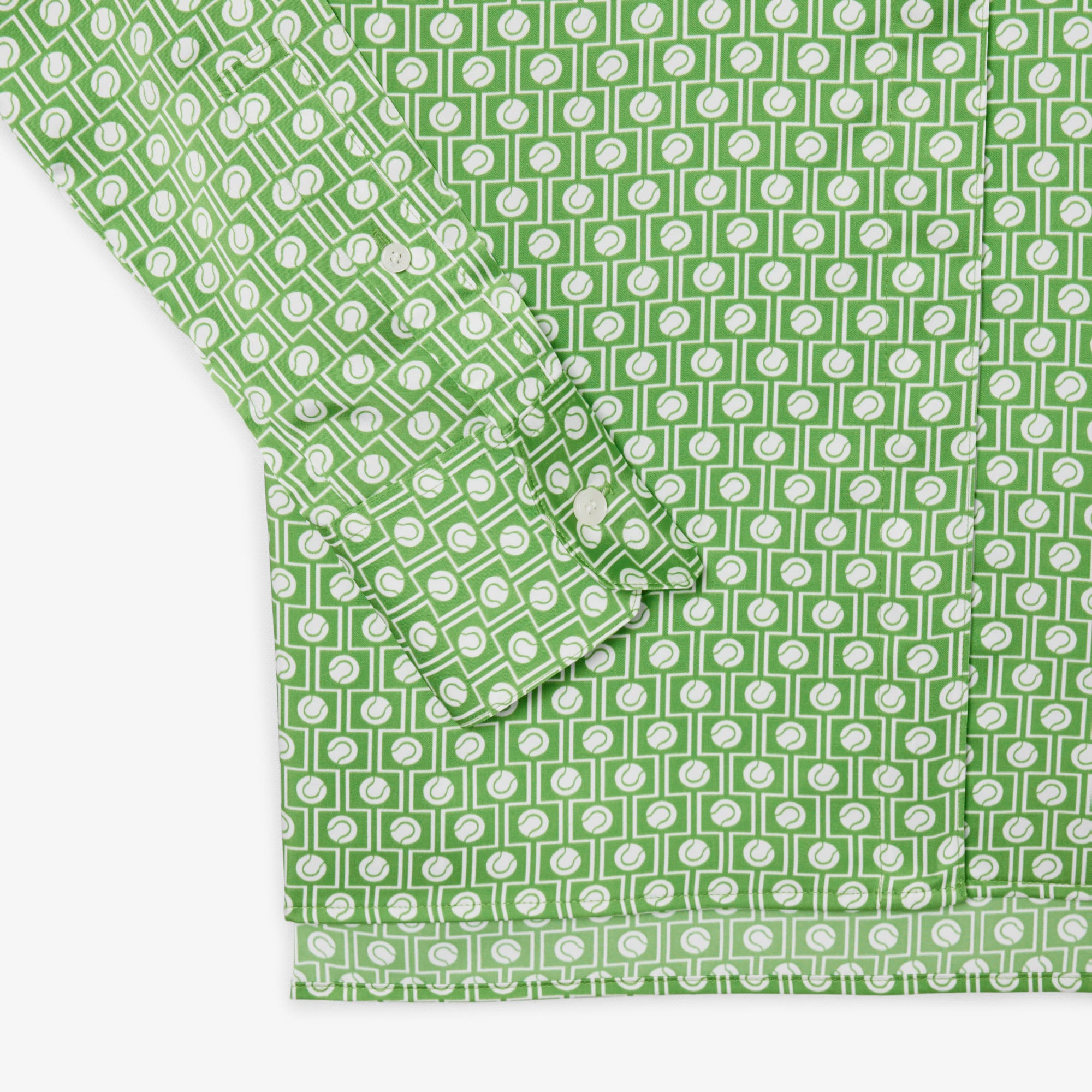 Áo Sơ Mi Lacoste Nữ Dáng Suông Cổ Áo Cà Vạt Có Thể Tháo Rời