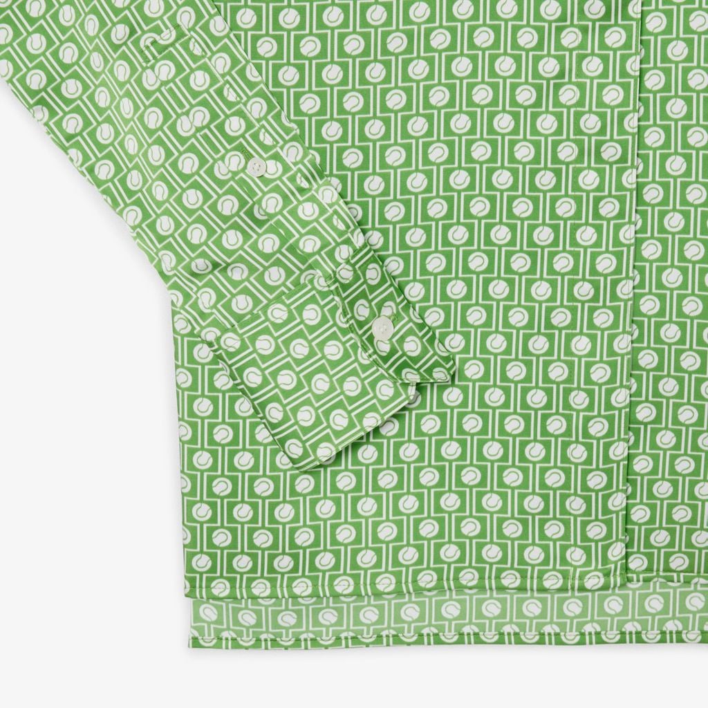 Áo Sơ Mi Lacoste Nữ Dáng Suông Cổ Áo Cà Vạt Có Thể Tháo Rời