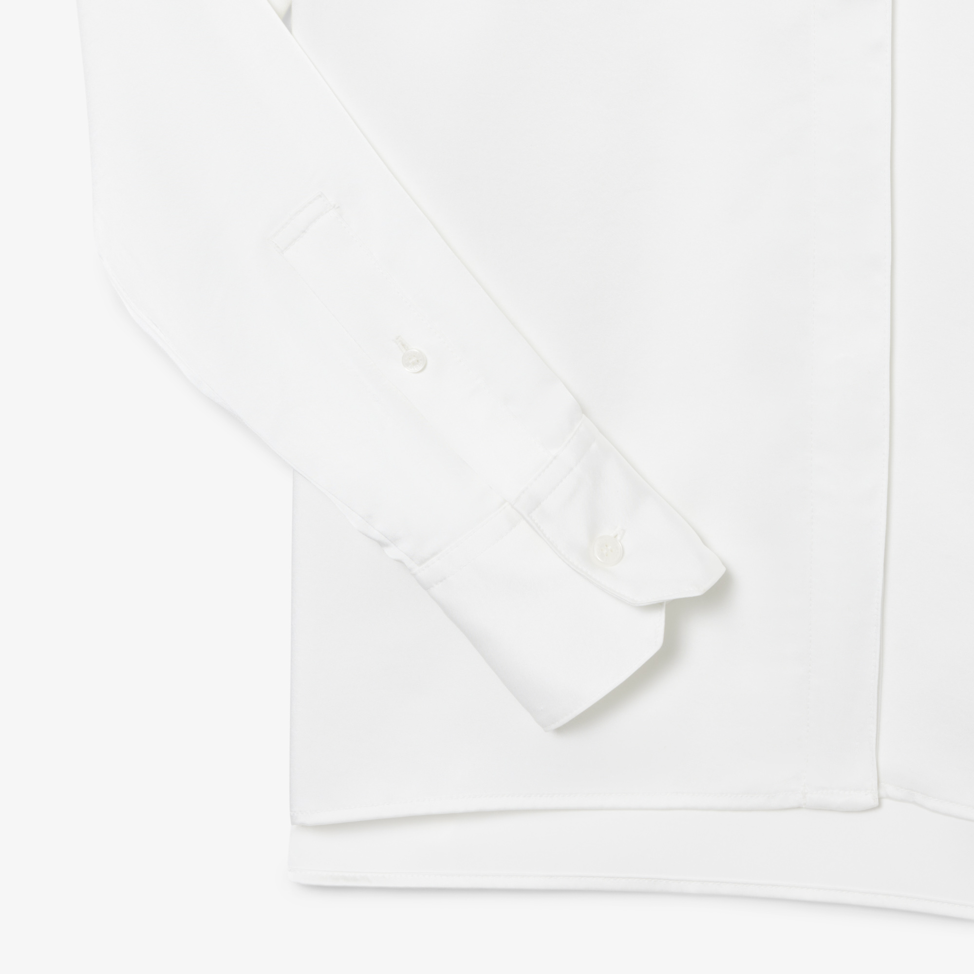 Áo Sơ Mi Lacoste Nữ Dáng Suông Cổ Áo Cà Vạt Có Thể Tháo Rời