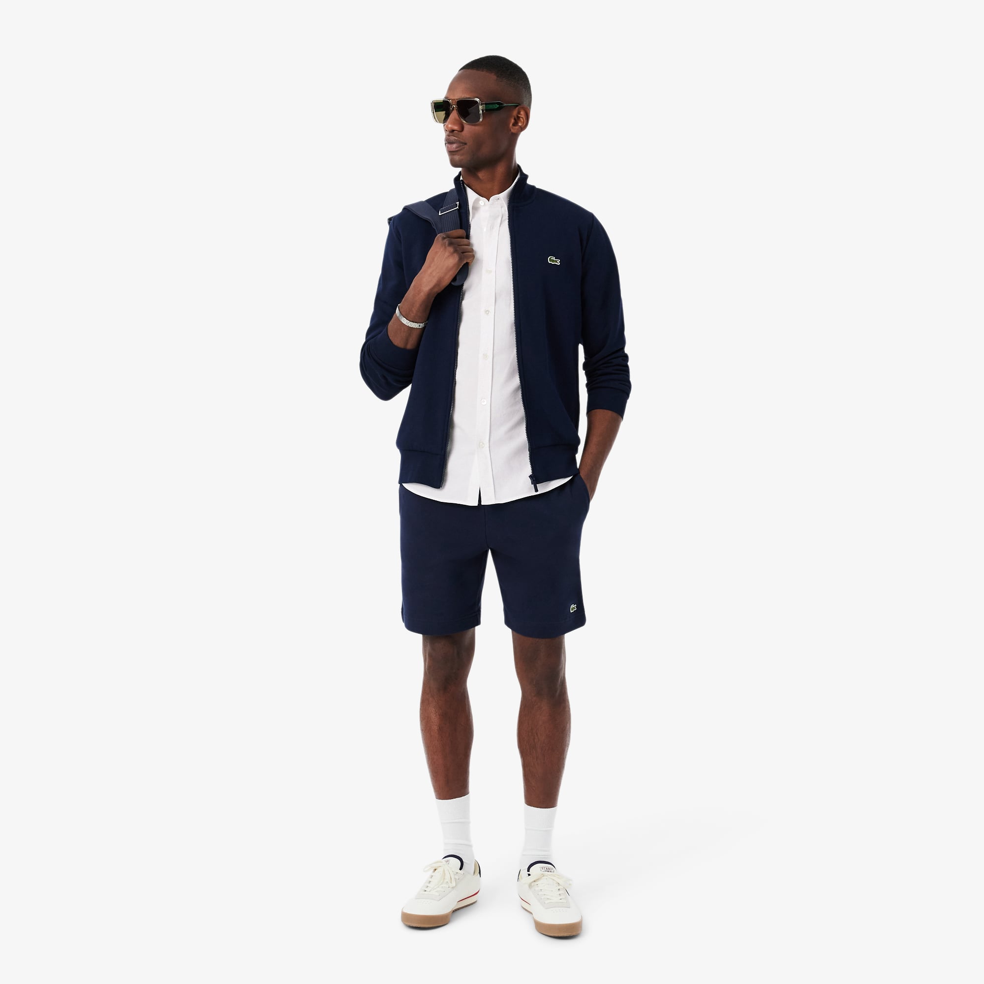 Áo Sơ Mi Oxford Lacoste Nam Dáng Suông Tay Ngắn
