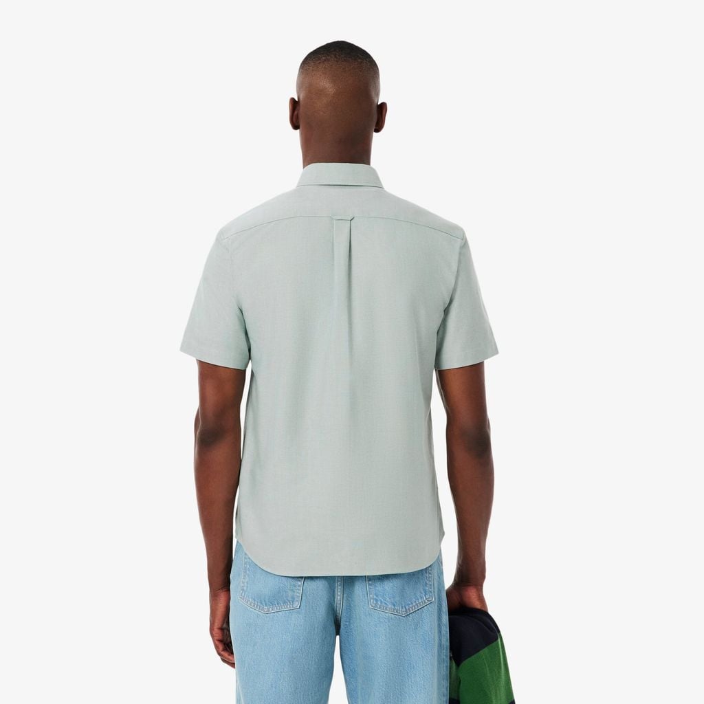 Áo Sơ Mi Oxford Lacoste Nam Dáng Suông Tay Ngắn