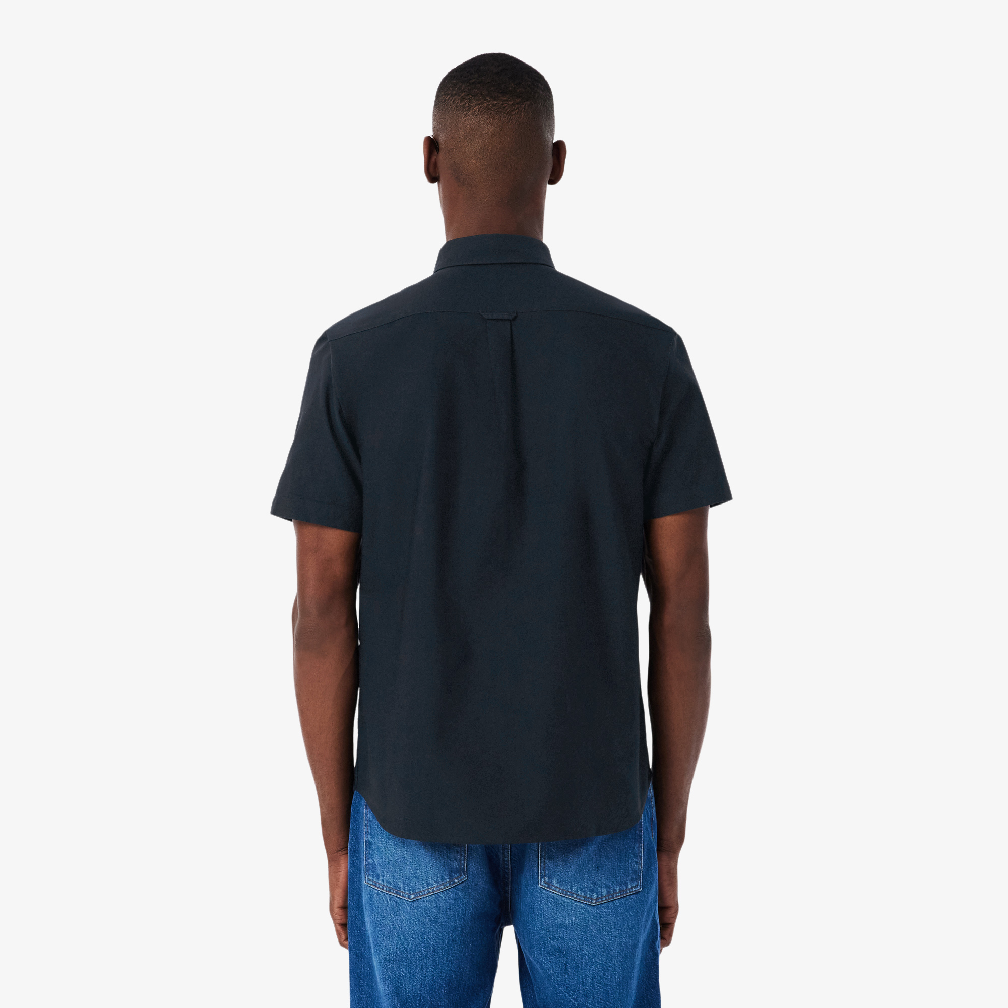 Áo Sơ Mi Oxford Lacoste Nam Dáng Suông Tay Ngắn