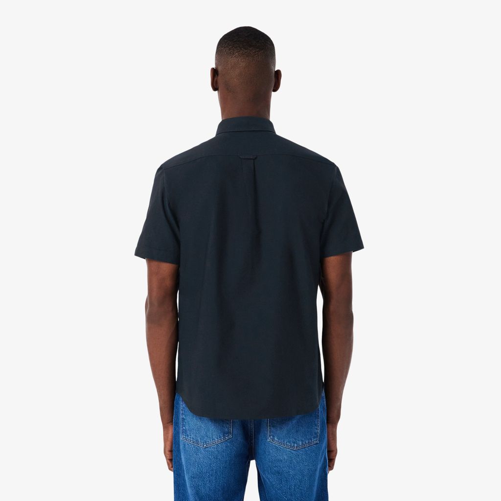 Áo Sơ Mi Oxford Lacoste Nam Dáng Suông Tay Ngắn