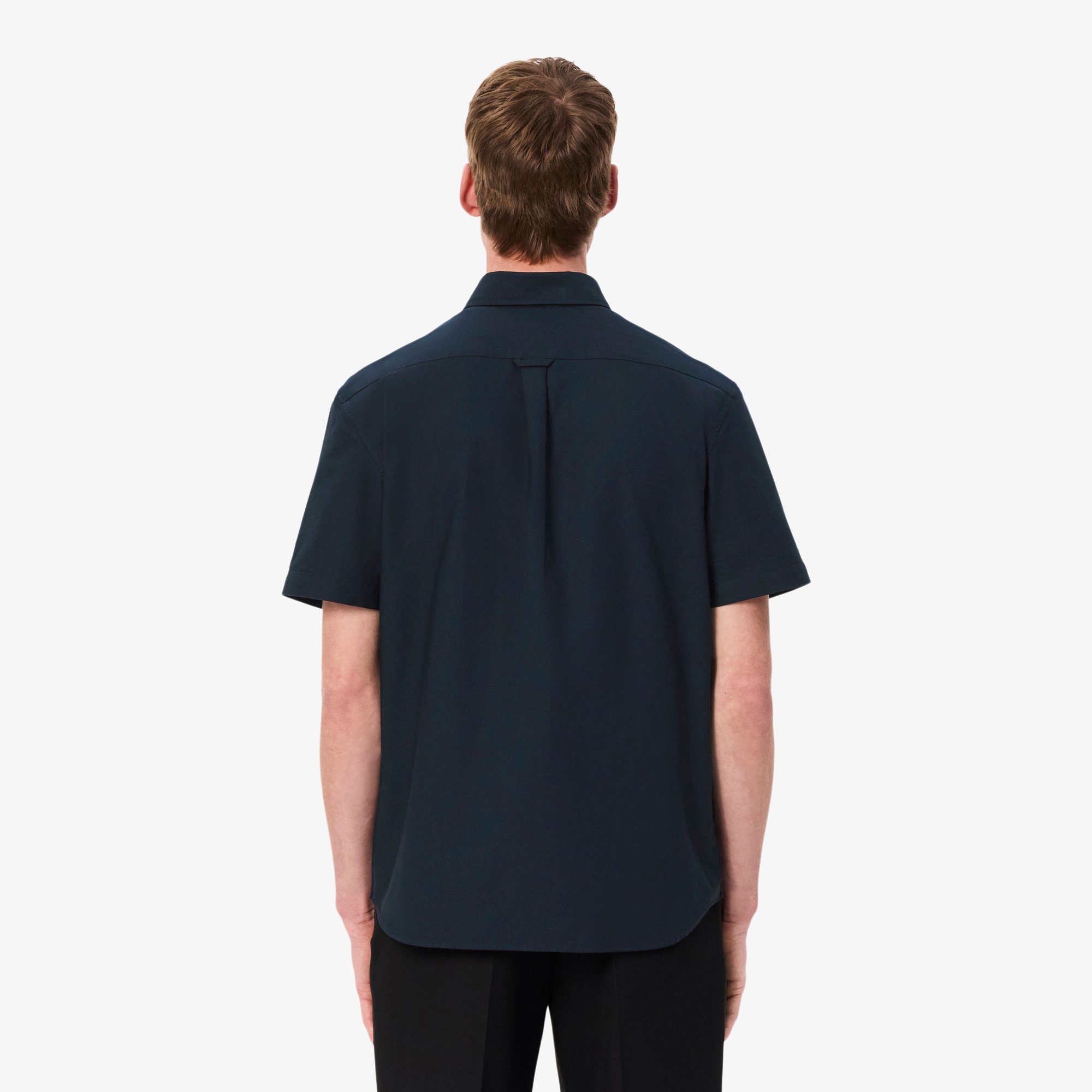 Áo Sơ Mi Oxford Lacoste Nam Dáng Suông Tay Ngắn