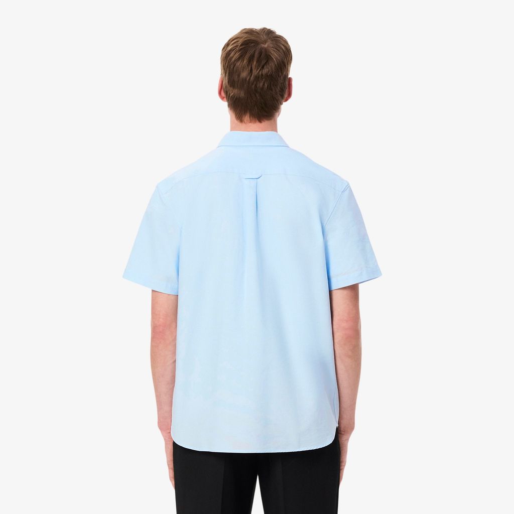Áo Sơ Mi Oxford Lacoste Nam Dáng Suông Tay Ngắn