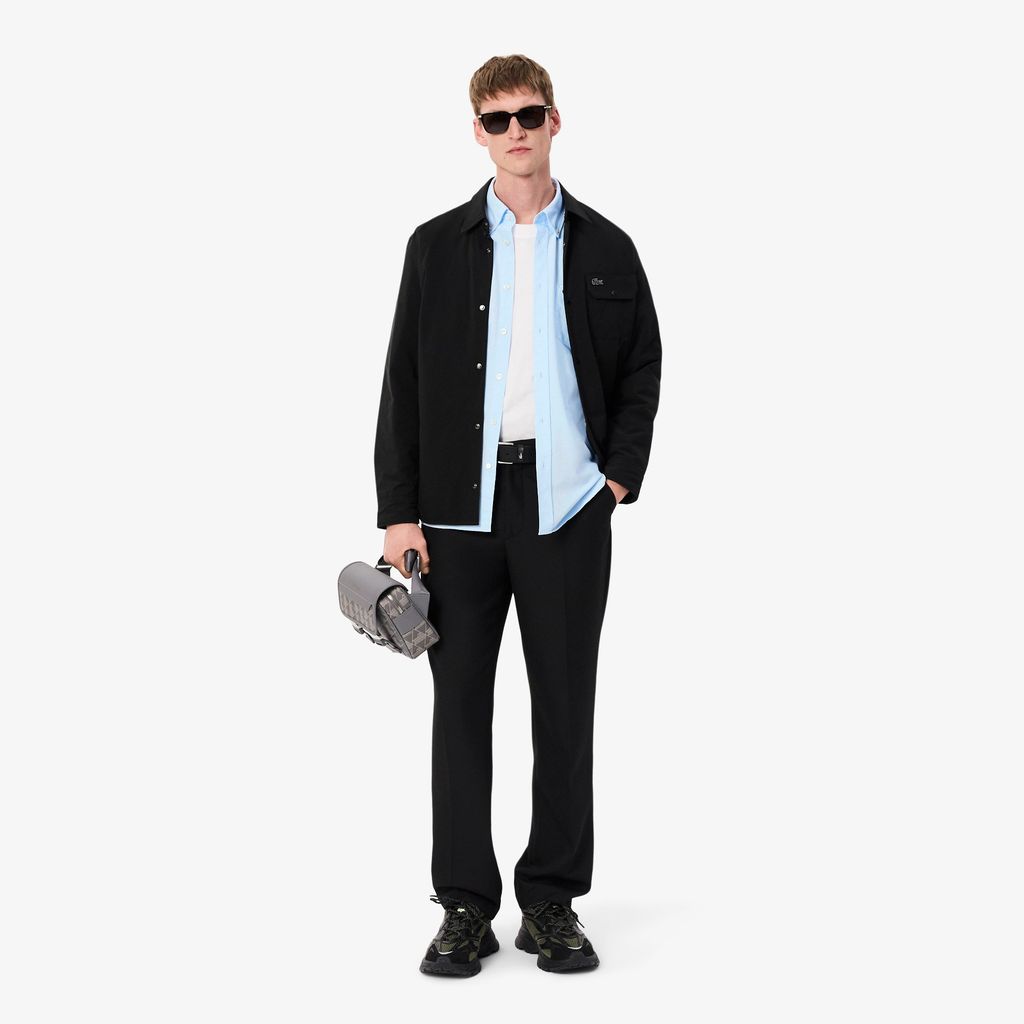 Áo Sơ Mi Oxford Lacoste Nam Dáng Suông Tay Ngắn