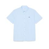 Áo Sơ Mi Lacoste Nam Dáng Suông Chất Liệu Poplin Tay Ngắn