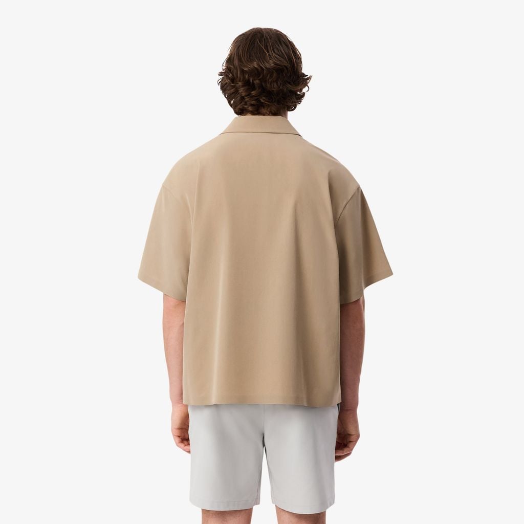 Áo Sơ Mi Lacoste Nam Dáng Rộng Tay Ngắn