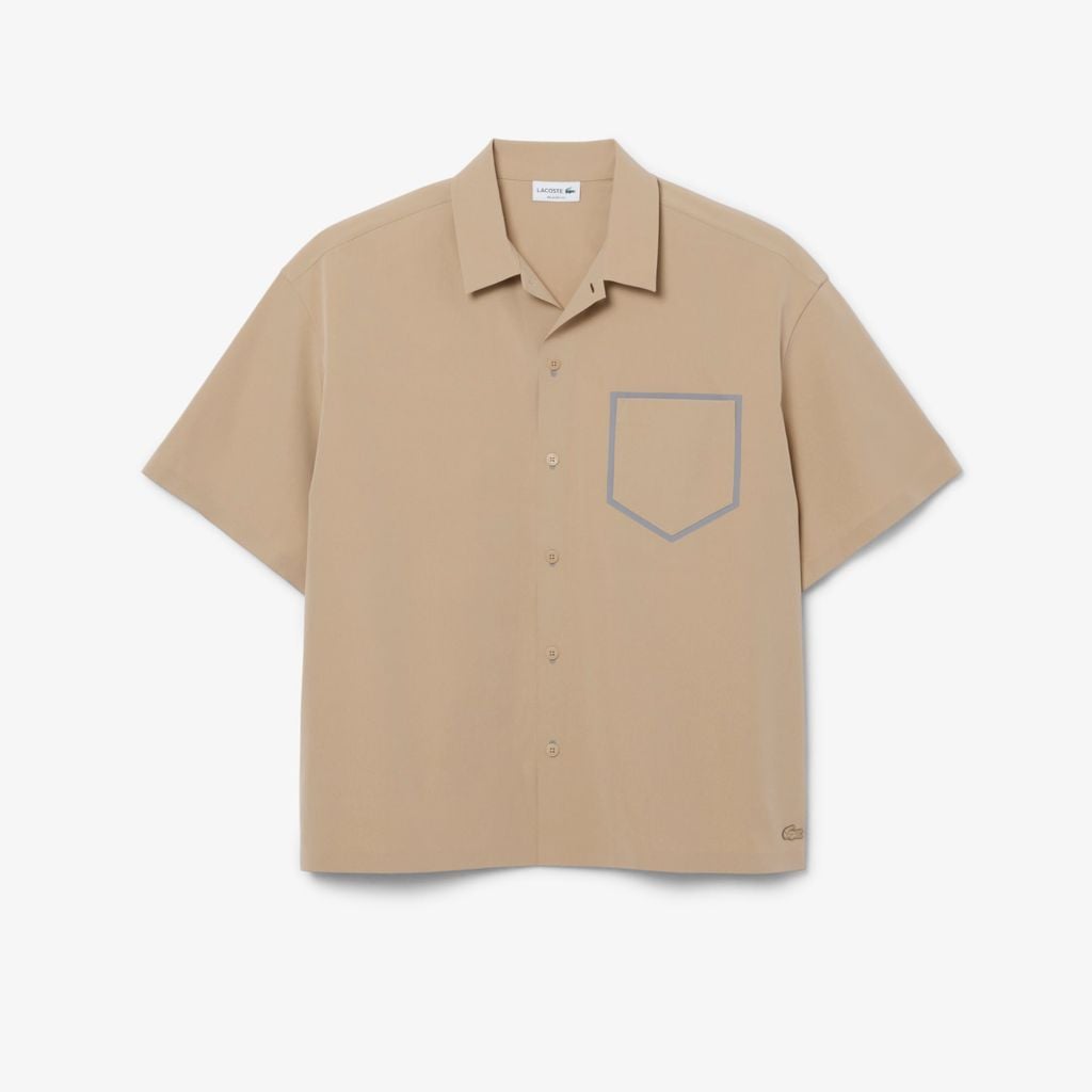 Áo Sơ Mi Lacoste Nam Dáng Rộng Tay Ngắn