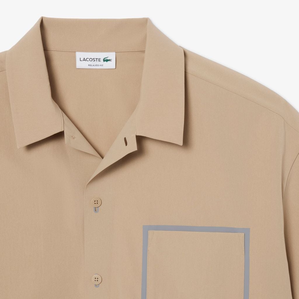 Áo Sơ Mi Lacoste Nam Dáng Rộng Tay Ngắn